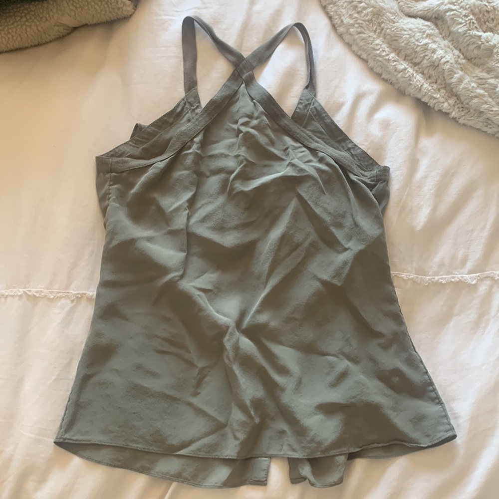 Ruffle Racerback Tank Top - Picture 3 of 9